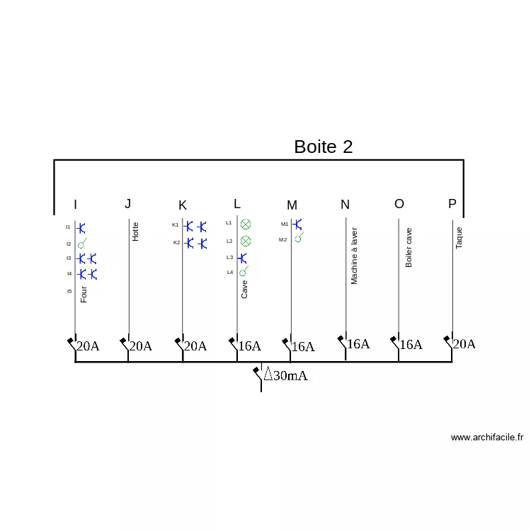 filaire Roger boite 2. Plan de 