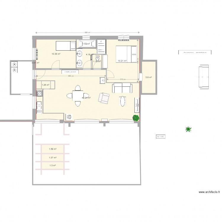 le bon3. Plan de 0 pièce et 0 m2