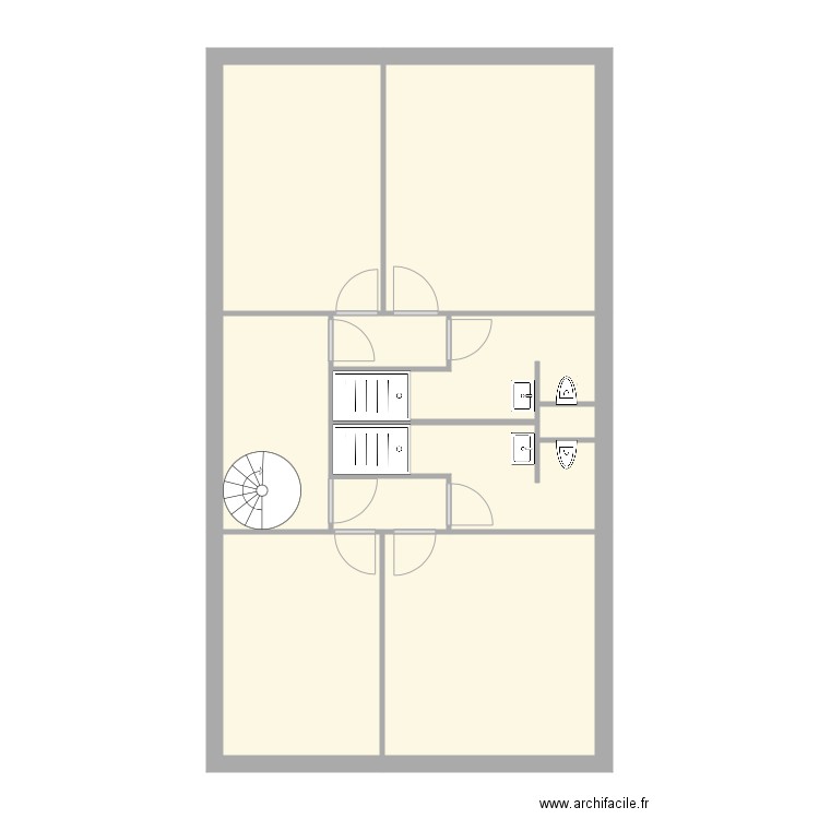 Rez plus 2. Plan de 0 pièce et 0 m2