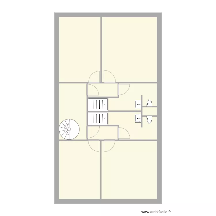 Rez plus 2. Plan de Rez plus 2. Plan de