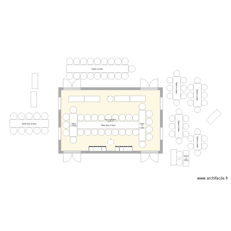plan de salle baptême niv 2. Plan de 0 pièce et 0 m2