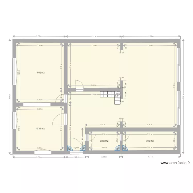 Mson L&eacute;tharouilly bas1a. Plan de 