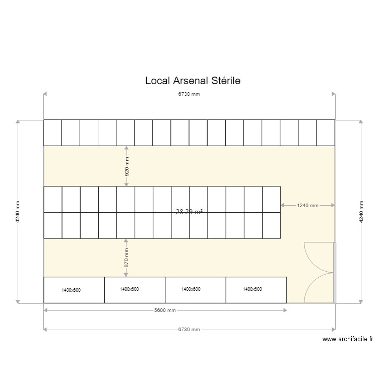 CH Bastia Arsenal Stérile 4. Plan de 0 pièce et 0 m2