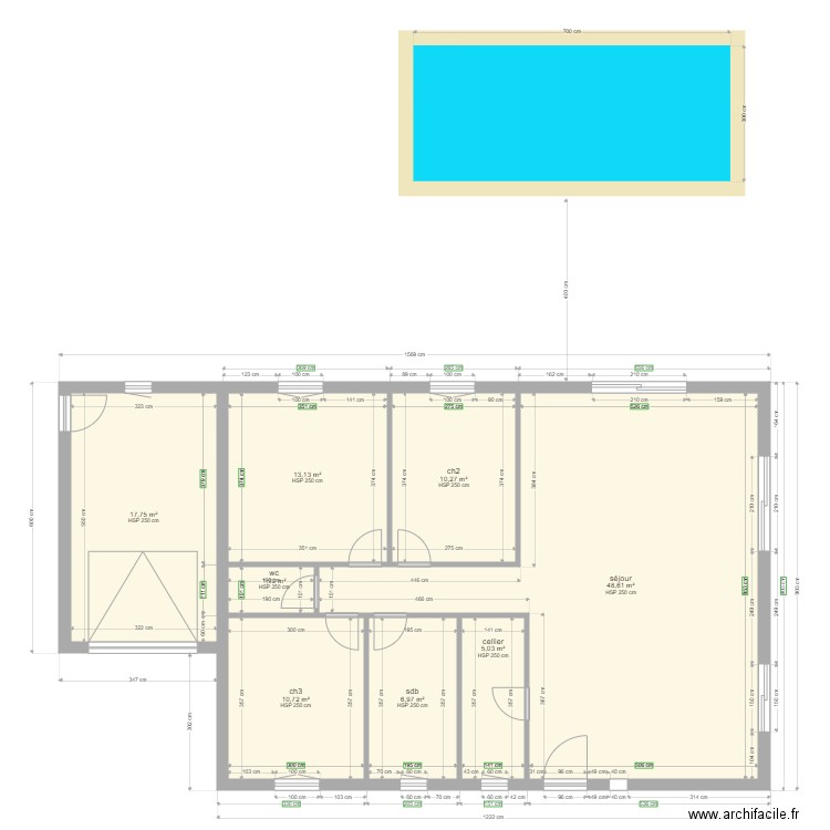 Plan maison lauvière Lorgues 2. Plan de 0 pièce et 0 m2
