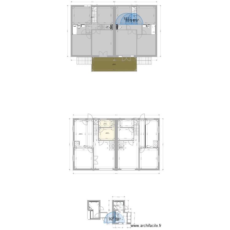 Sandrine Plan originaux . Plan de 0 pièce et 0 m2