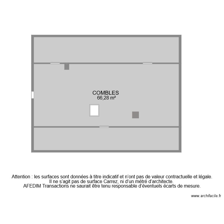 BI 7444 COMBLES. Plan de 0 pièce et 0 m2