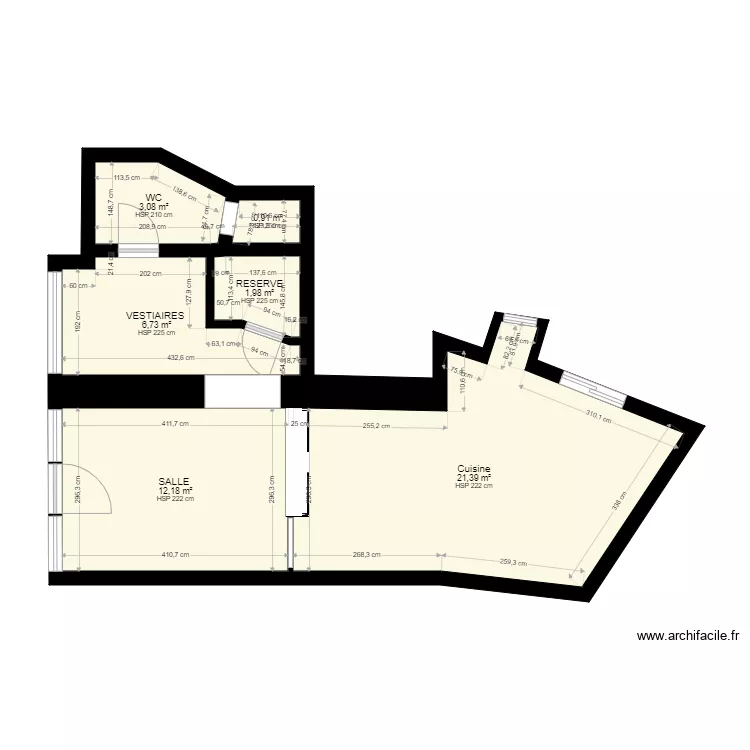 RESTO HALLAL FRIED CHICKEN 4 93190. Plan de 