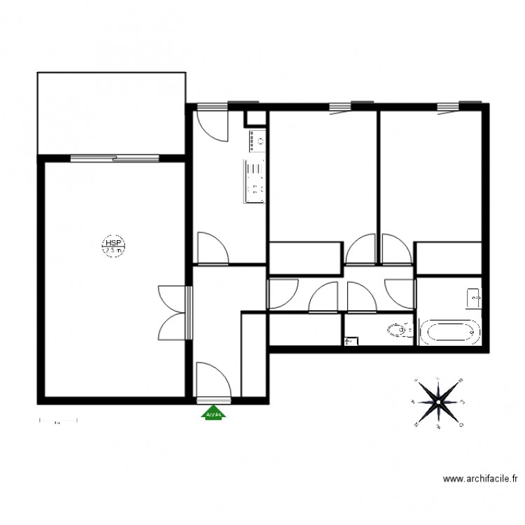 ST EspritBayonne. Plan de 0 pièce et 0 m2