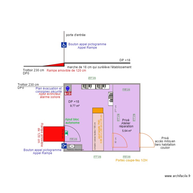 SARL 2BINFO ALLOREPARATION APRES TRAVAUX. Plan de 0 pièce et 0 m2