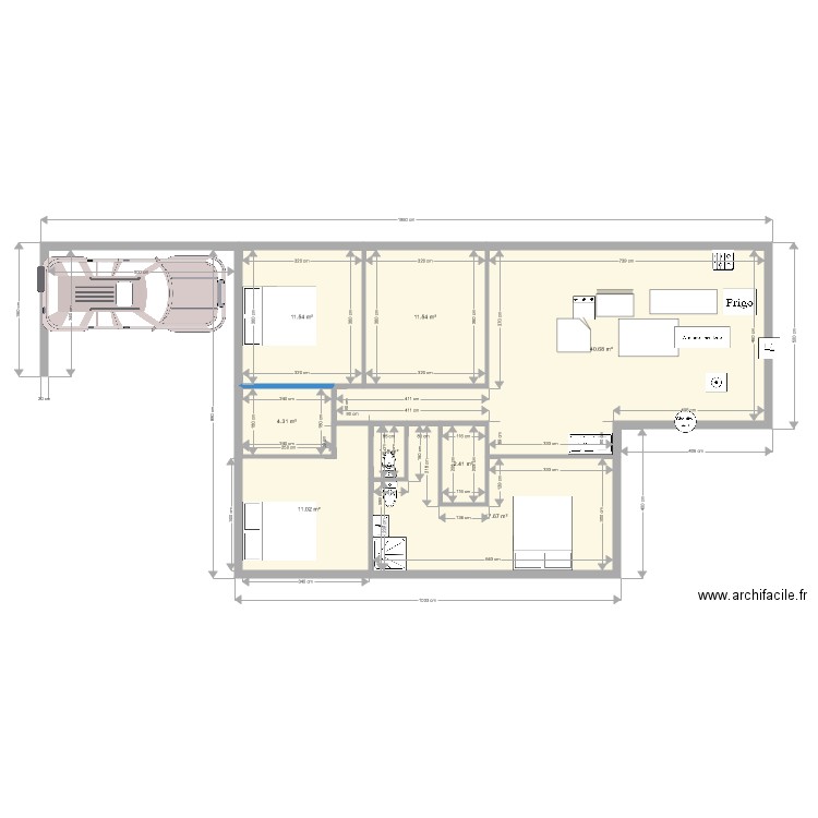 CHATEAU CONSTRUCTION 1. Plan de 0 pièce et 0 m2