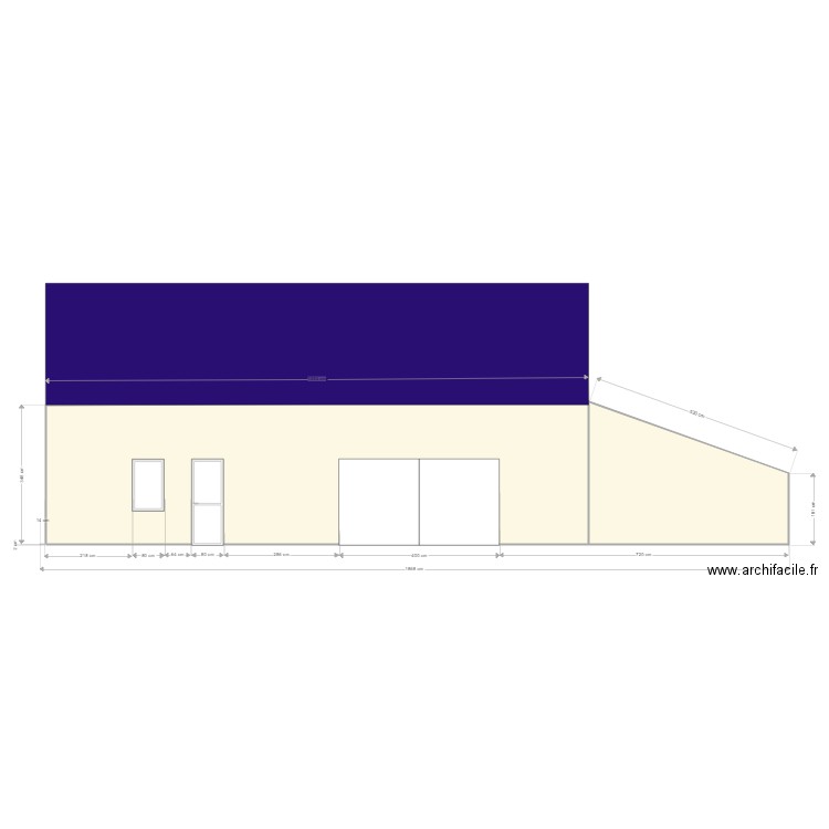 facade titi AVANT. Plan de 0 pièce et 0 m2