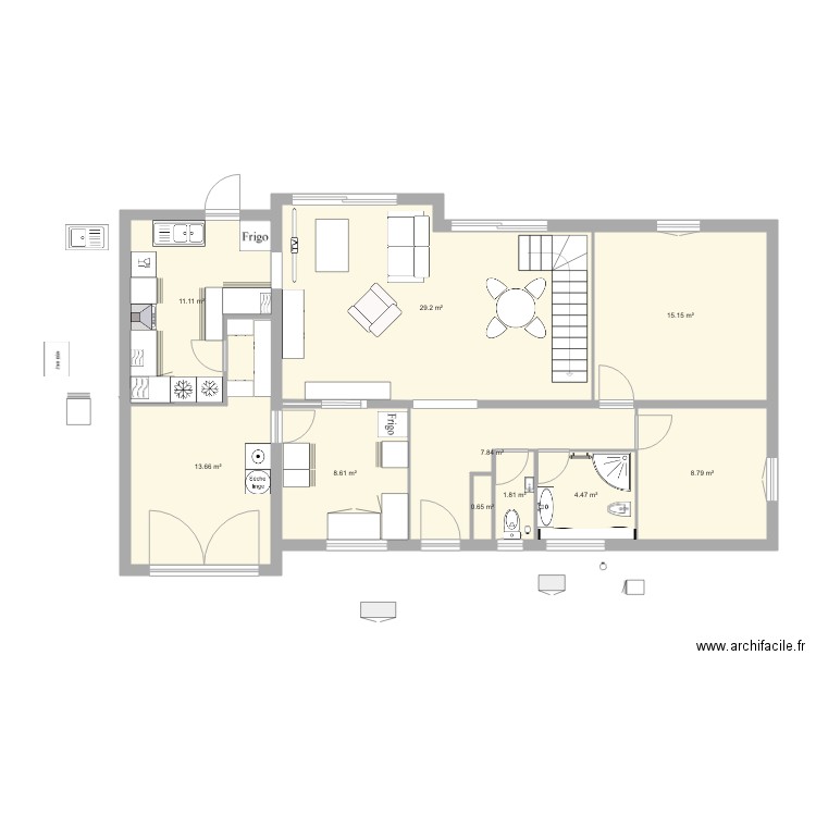 LA ROQUE DE BASE bis. Plan de 0 pièce et 0 m2