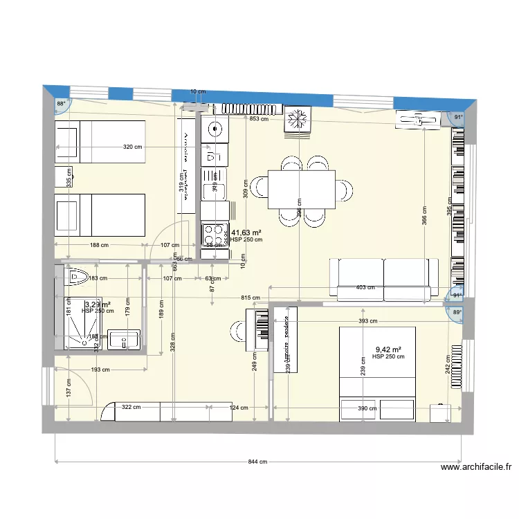 La roche projet 1. Plan de 