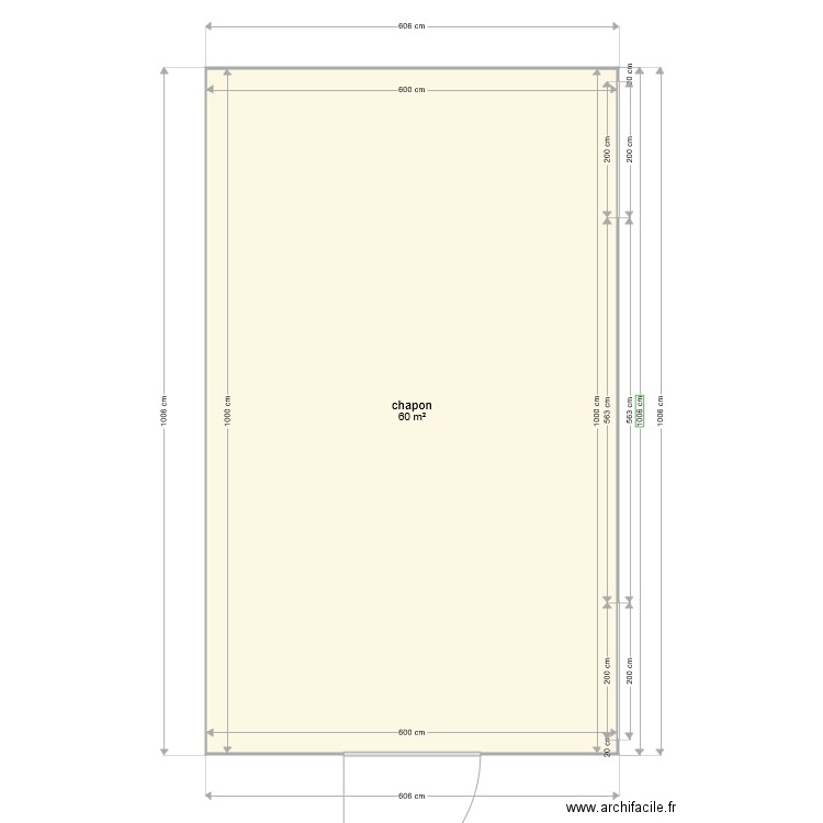 chapon. Plan de 0 pièce et 0 m2