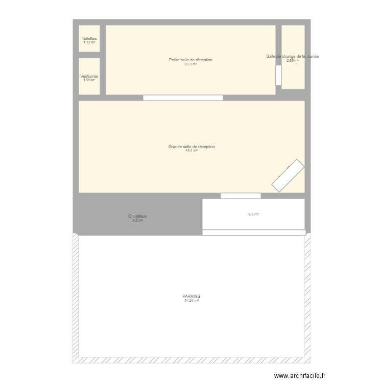 mariage Sandra. Plan de 0 pièce et 0 m2