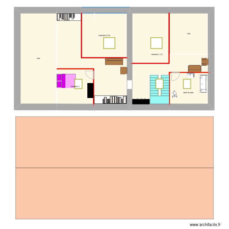 2F2T. Plan de 0 pièce et 0 m2