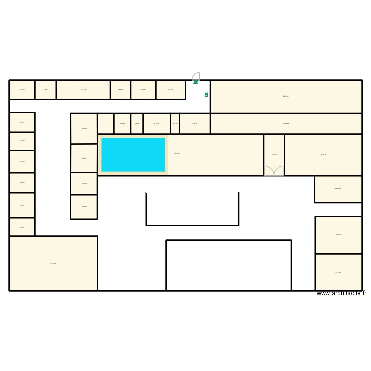 spa. Plan de 0 pièce et 0 m2
