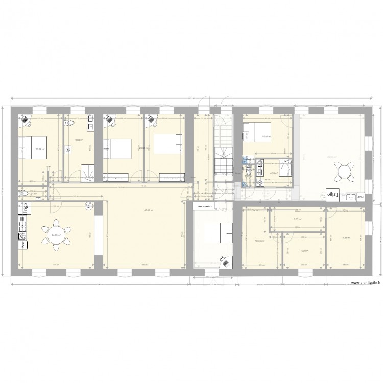 AVIGNONET PROJET. Plan de 0 pièce et 0 m2