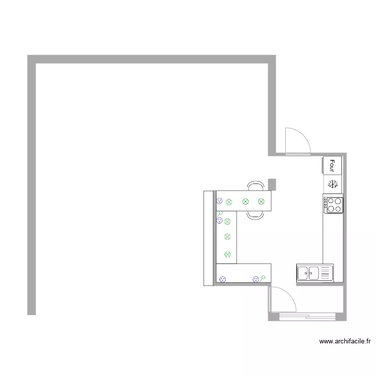 Glycines Cuisine. Plan de 