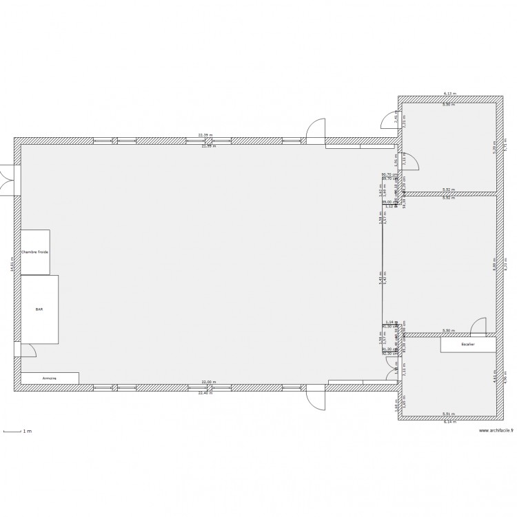 clos vide. Plan de 0 pièce et 0 m2