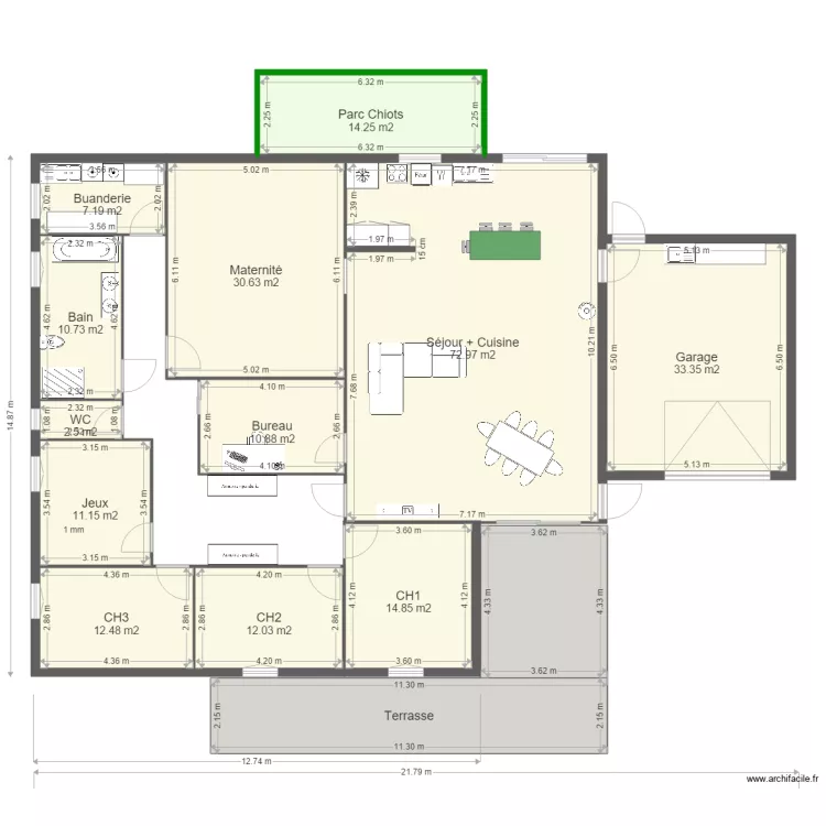 Projet Maison 06/03/2022. Plan de 