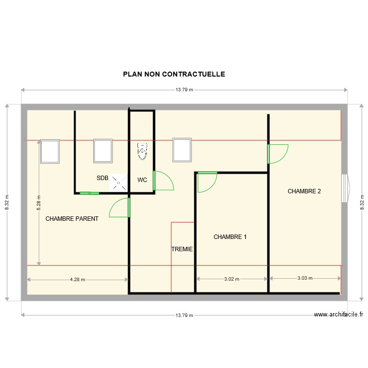 HURAULT CHANTEAU. Plan de 0 pièce et 0 m2