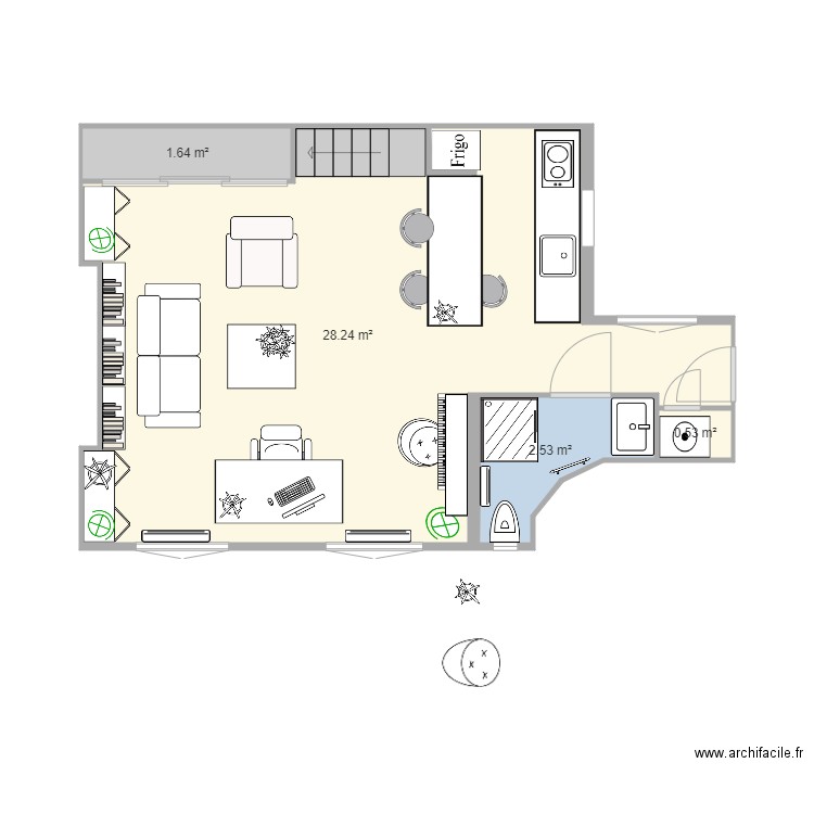 Salon. Plan de 0 pièce et 0 m2