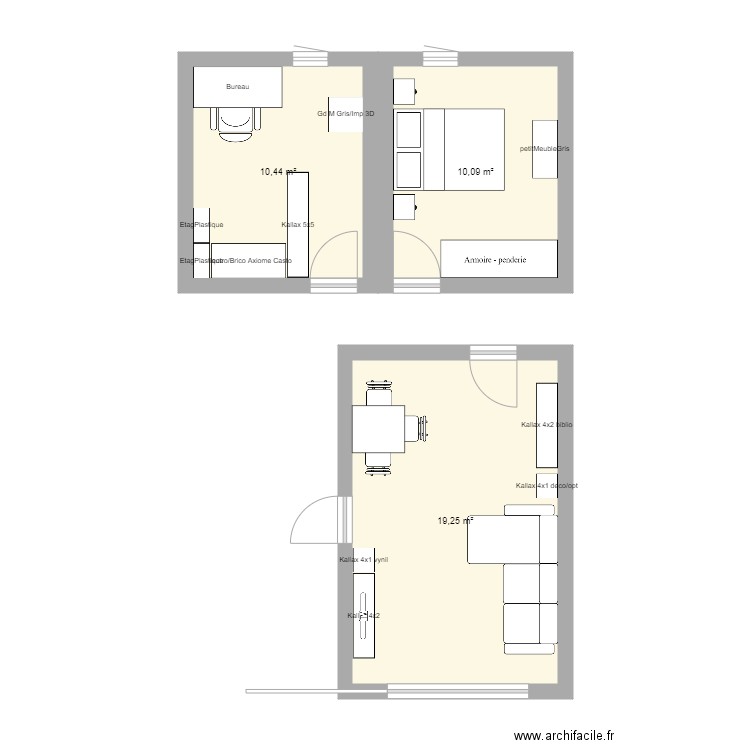 ChambreStras. Plan de 0 pièce et 0 m2