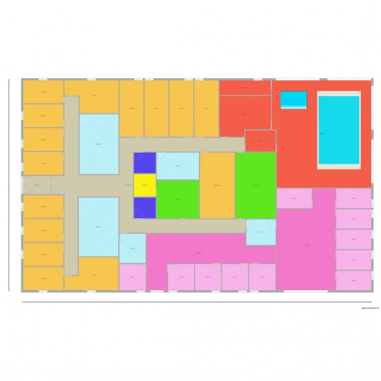 projet pôle medico familial. Plan de 0 pièce et 0 m2