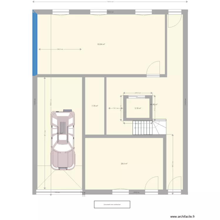 RDC 3678 A 10 LOGEMENTS. Plan de 