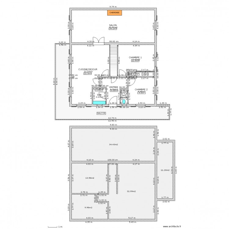MARTEL. Plan de 0 pièce et 0 m2