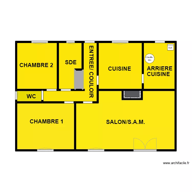 FOUCAUD STEF. Plan de FOUCAUD STEF. Plan de