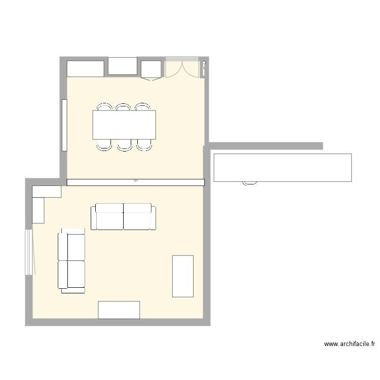 table à manger. Plan de 0 pièce et 0 m2