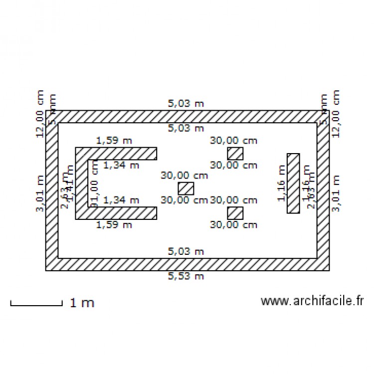 plan de piquetage. Plan de 0 pièce et 0 m2