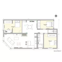 Maison L&eacute;ognan Plan &eacute;lectricit&eacute; Prise Salon 02