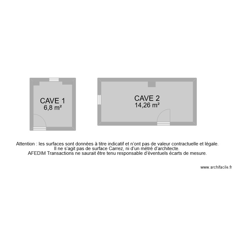 BI 11089 CAVES . Plan de 0 pièce et 0 m2
