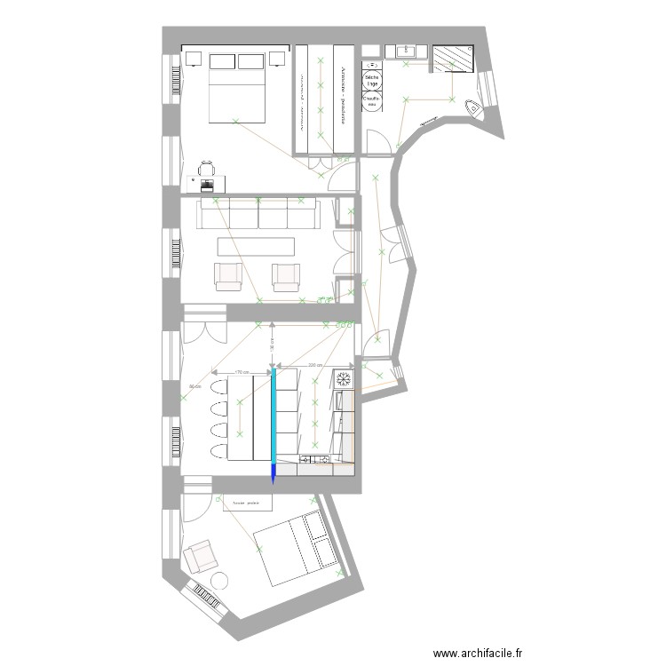 bissou elec 1. Plan de 0 pièce et 0 m2