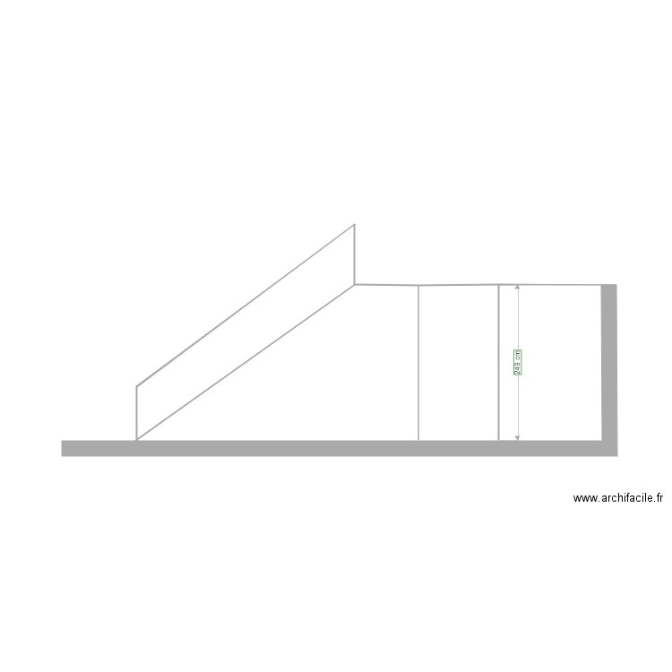escalier. Plan de 0 pièce et 0 m2