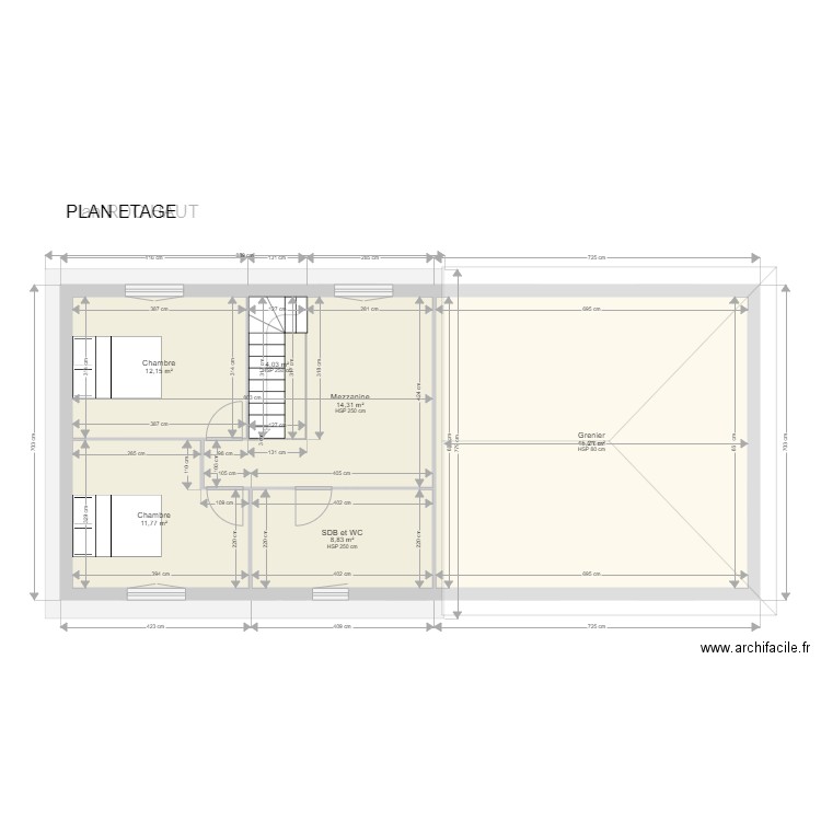 Metayé. Plan de 0 pièce et 0 m2
