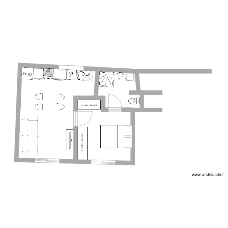 piece du fond 2. Plan de 0 pièce et 0 m2