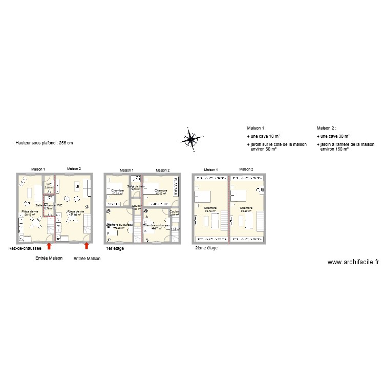 MENGHINI immeubles. Plan de 0 pièce et 0 m2