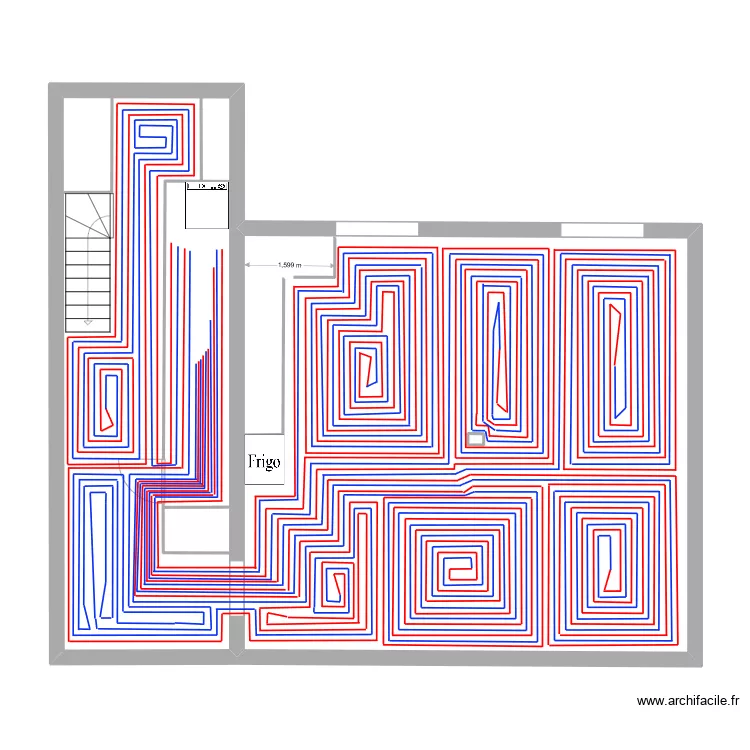 plancher . Plan de plancher . Plan de