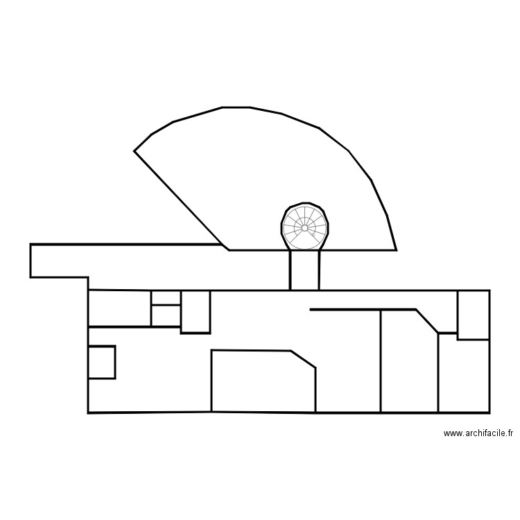 v514 croquis RDC. Plan de 0 pièce et 0 m2