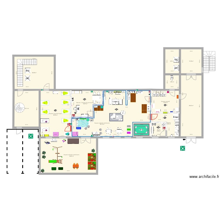 Plan Crèche Les Cher hub ins . Plan de 0 pièce et 0 m2