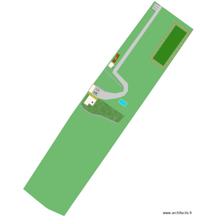 Terrain. Plan de 0 pièce et 0 m2