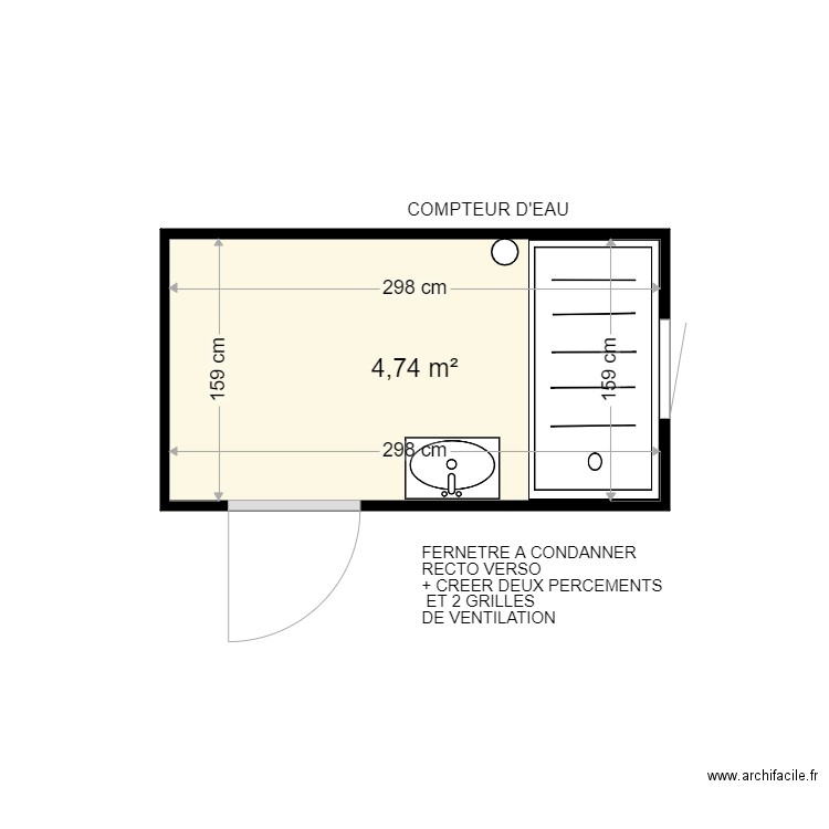 LEMAIRE ISABELLE . Plan de 0 pièce et 0 m2