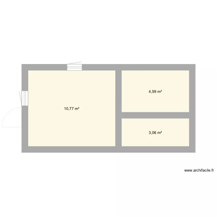 Essai &agrave;. Plan de 