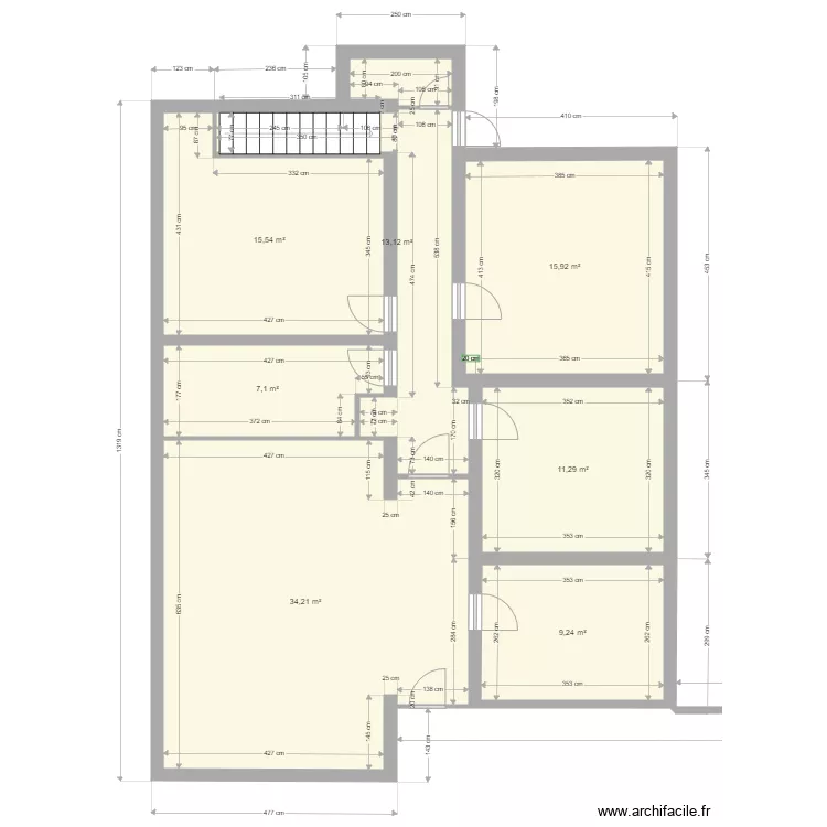 Merignac R1. Plan de Merignac R1. Plan de