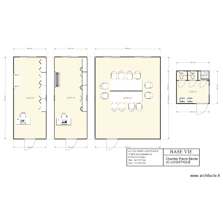 JC LOGISTIQUE. Plan de 0 pièce et 0 m2