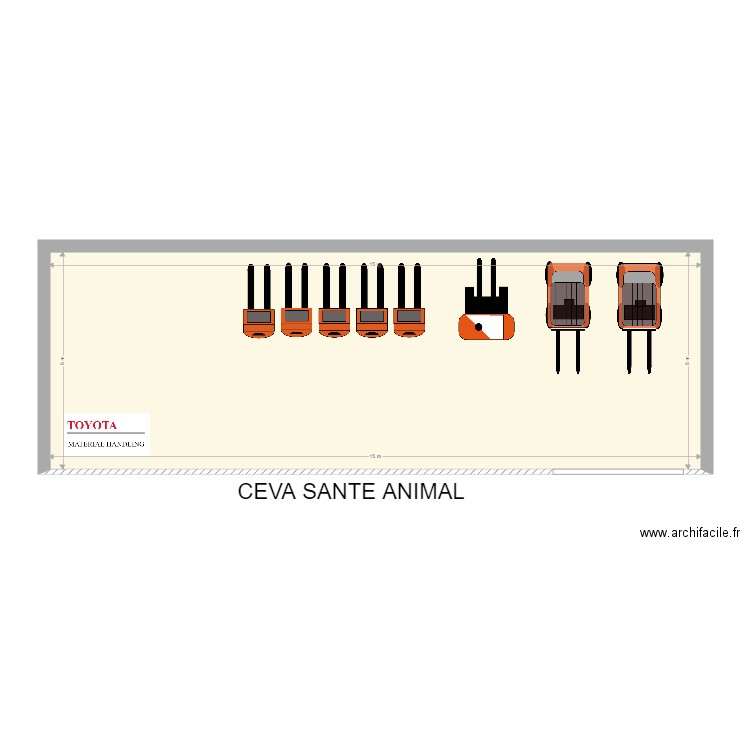 CEVA SANTE ANIMAL. Plan de 0 pièce et 0 m2